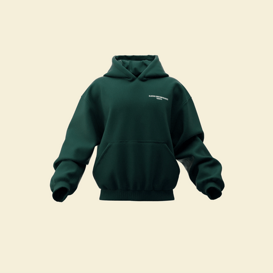 Green Contemporary Hoodie